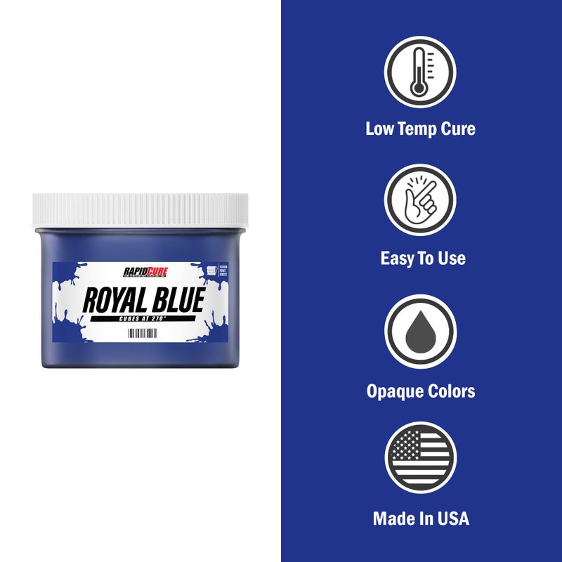 Screen Print Direct Rapid CureÂ® Screen Printing Ink Blue (Pint - 16oz.) - Plastisol Ink for Screen Printing, Fast Curing Fabric Paint - Screen Print DirectÂ®, USA Made - Image 2